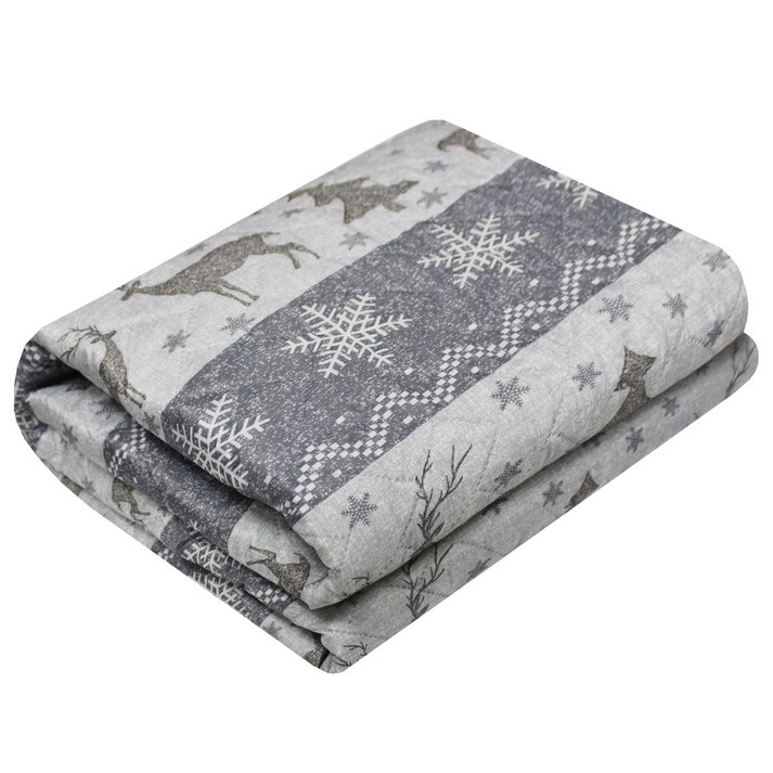 한일의료기 순록 고급전기요 HL203S20, 그레이, 중100 x 180 cm