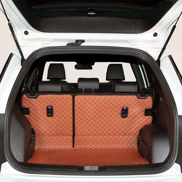 엔젤카매트 풀세트 스크래치 오염 방지 리얼핏 차박 퀼팅 트렁크매트 + 등받이 세트