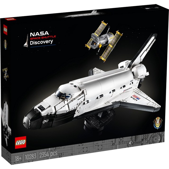 레고 아이콘즈 10283 NASA 디스커버리 우주왕복선 블록, 혼합색상 20221221