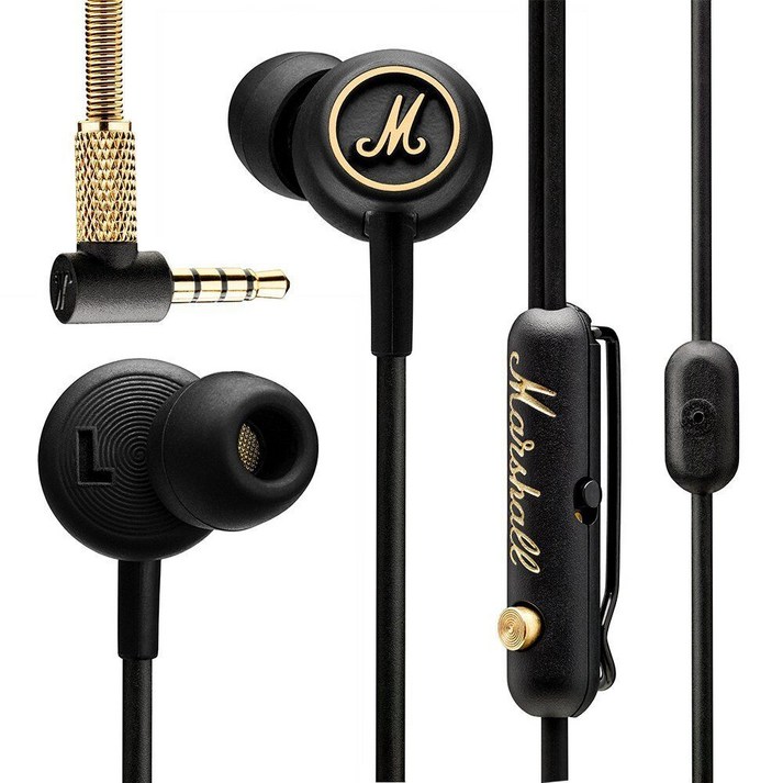 마샬Mode EQ In-Ear 헤드폰, 블랙/Brass (4090940)