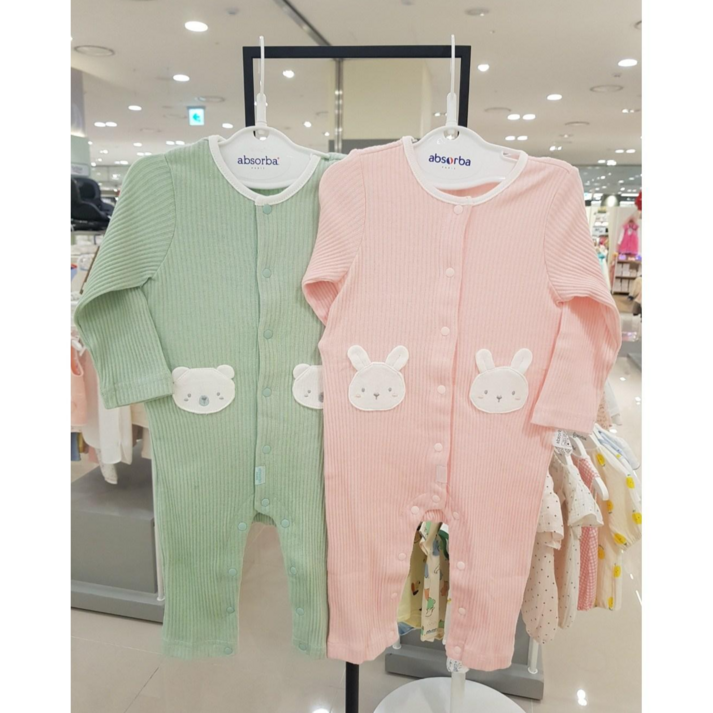 압소바 귀여운 토끼와  곰이 있는  골지 소재  죠죠 우주복 NC대전 유성점