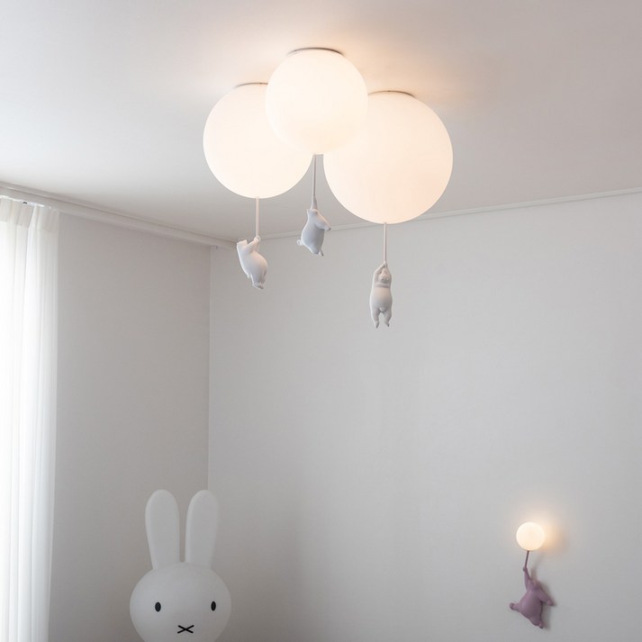 런던라이팅 루나 베어 1등 인테리어 직부 조명 아이방 인테리어