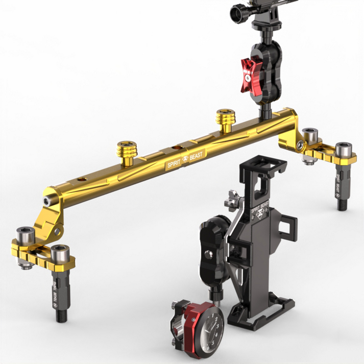 SPIRIT BEAST 22파이 커스텀 크로스바 TYPE 2 범용이 오토바이 전차종 장착 고급형 핸들크로스바, 1개