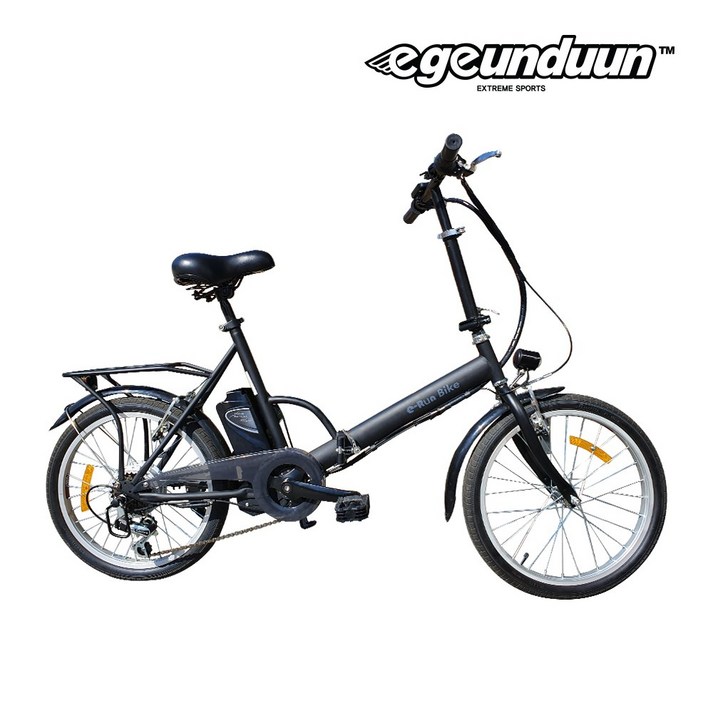 전기자전거pas e근두운 e-Run Bike 전기자전거, 블랙