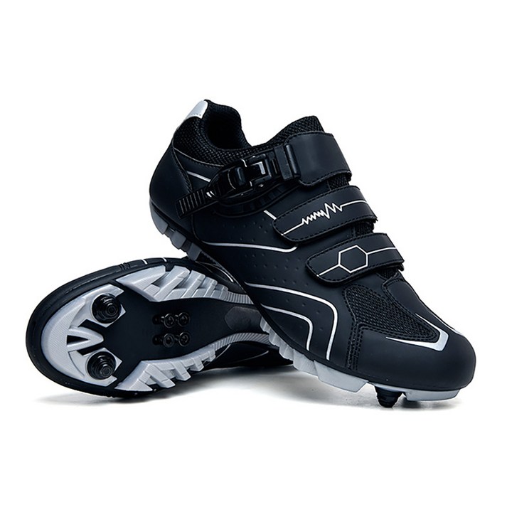 엠에스 발이편한 클릿슈즈 자전거신발 R568 싸이클신발, 255, 실버