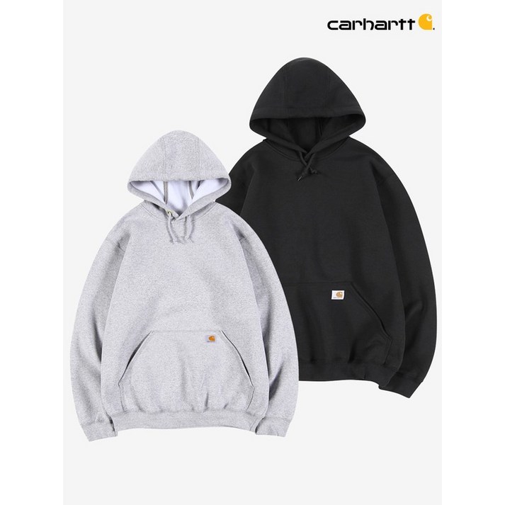 칼하트 기모 오버핏 남녀공용 후드티 K121