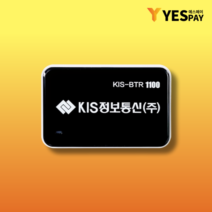무선 블루투스 카드단말기 휴대용 이동식 신용카드 체크 단말기 BTR1100, 1개, BTR1100