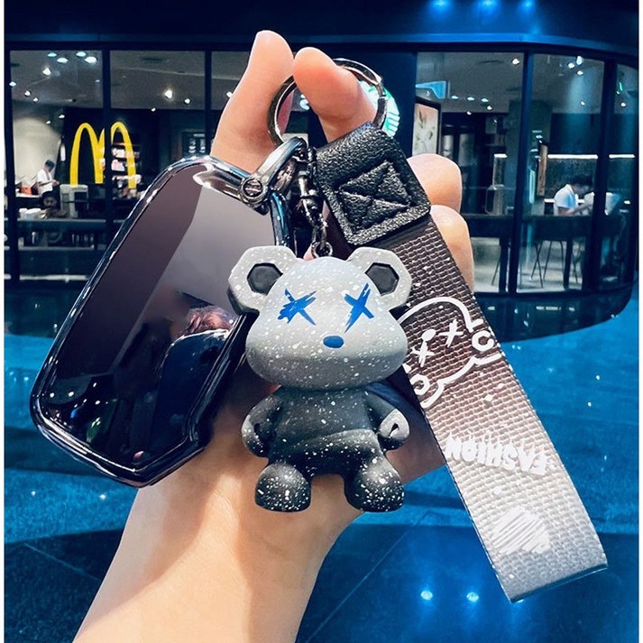 더빌리언 기아 자동차 프리미엄 스마트 차키케이스 K3 K5 K7 K8 레이 스포티지 셀토스 쏘렌토 모하비 카니발 TPU 차량용 키홀더 키링