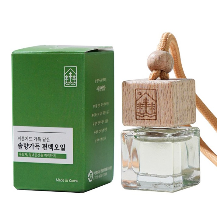 피톤치드 편백오일 차량용방향제 천연오일 편백원액, 편백향, 3개