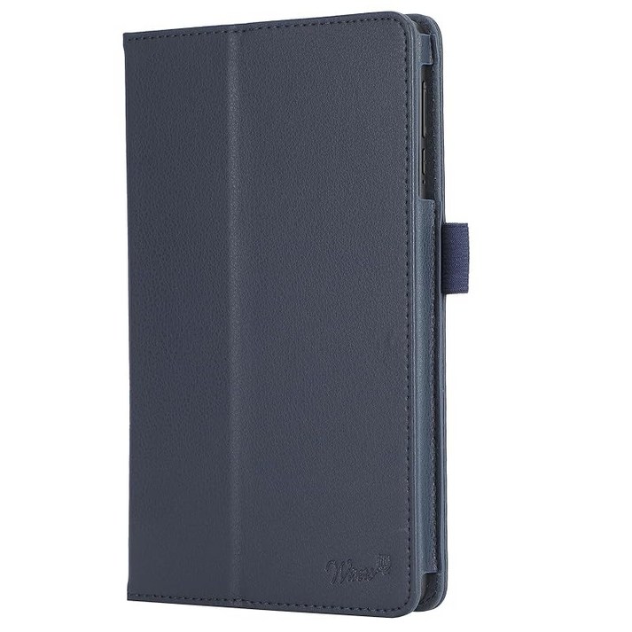 wisersaiwatab AB8 JA3TBA0802 전용 태블릿 케이스 다크 블루 8.0인치 지원 터치펜보호필름 포함스탠드 타입 태블릿 커버 2023 신형