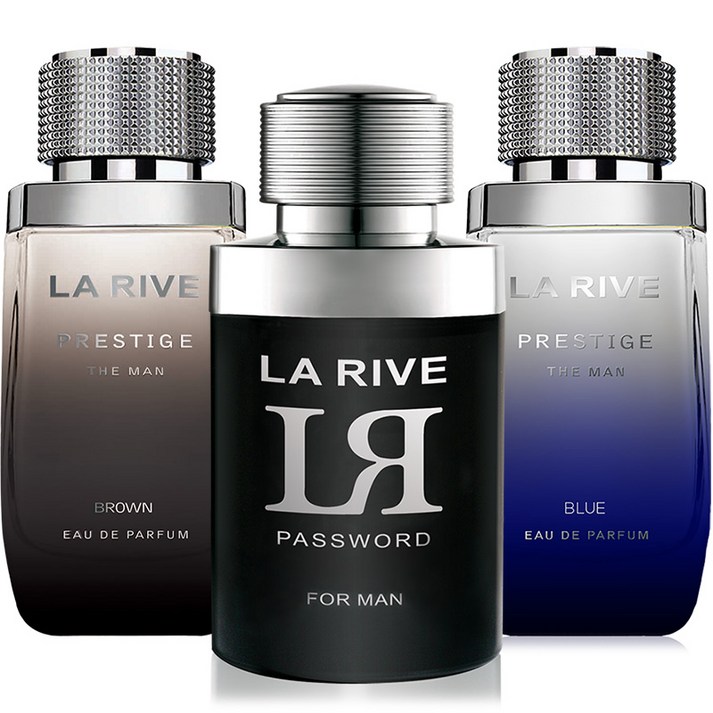 라리브 프레스티지 맨 오드퍼퓸EDP 3종 그레이블루브라운, 75ml