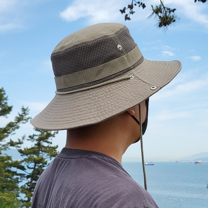 바비수 케이클럽 매쉬 아웃도어 벙거지 모자