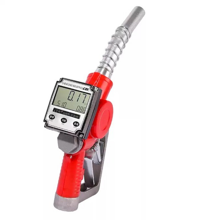 자동 주유건 계량 노즐 휘발유 경유 급유기 기름 탱크 주입기 자바라 주유소, 1개