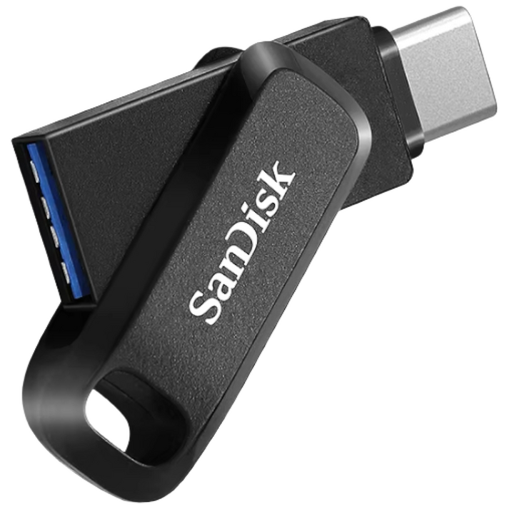 샌디스크 USB 메모리 울트라 듀얼 OTG USB 3.2 DDC3 블랙 단자 보호마개, 1개, 128GB