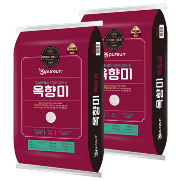 [24년 햅쌀] 구수한 누룽지향 옥향미 20kg