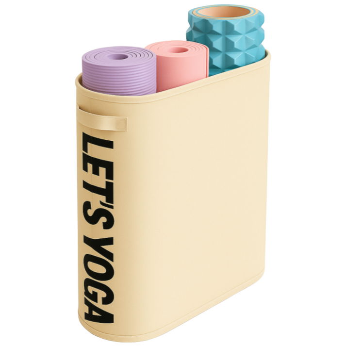 이동식 요가매트 정리함 폼롤러 보관함