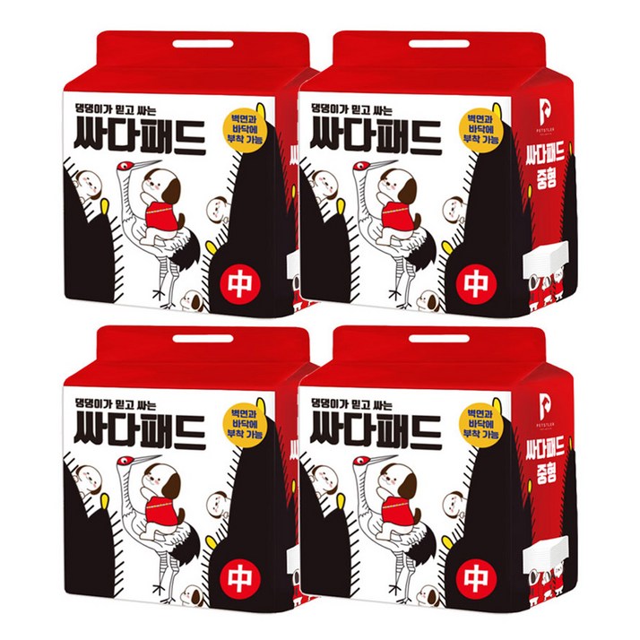 페슬러 싸다 논슬립 배변패드 코튼향, 60개입, 4개