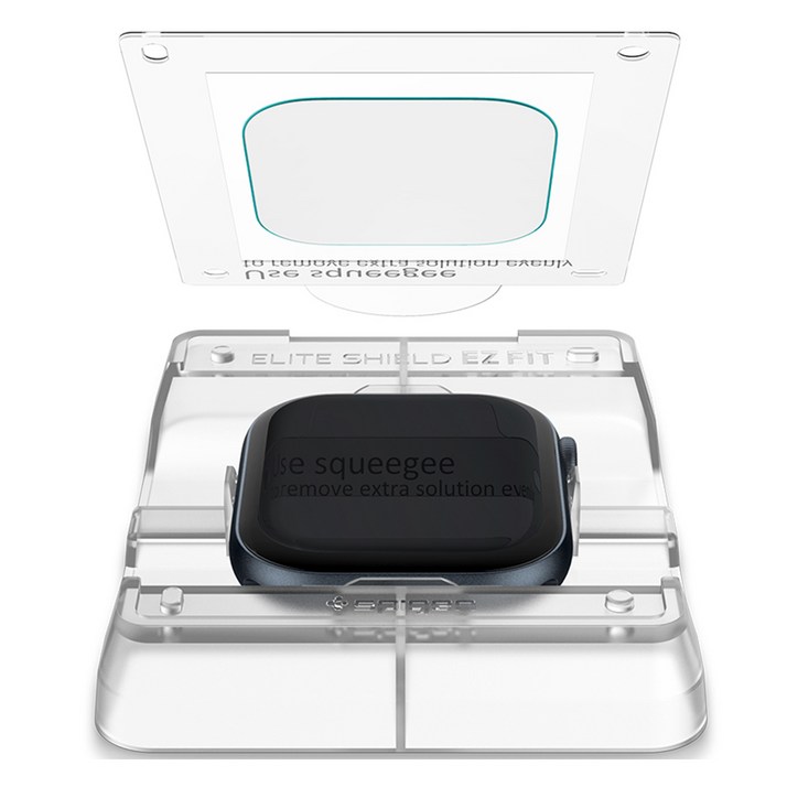 슈피겐 스마트워치 엘리트 실드 EZ핏 EPU 고투명 액정보호필름 42mm 세트 2p AFL08580