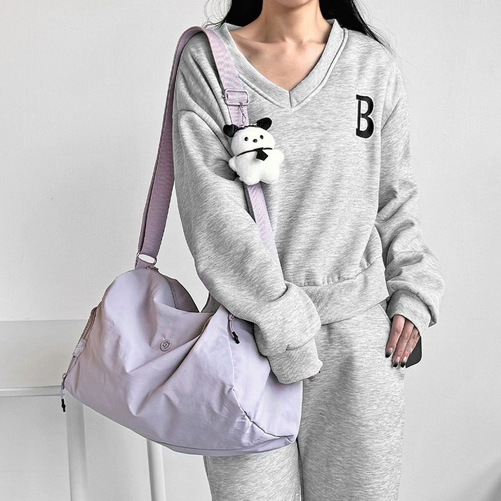 프롬헤븐 칠리더 키링포함 캐리어 결합 보조백 생활방수 캐주얼 크로스백 H972