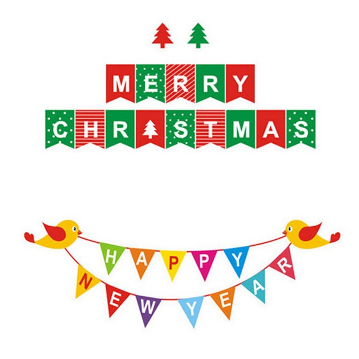 크리스마스 가랜드 해피뉴이어