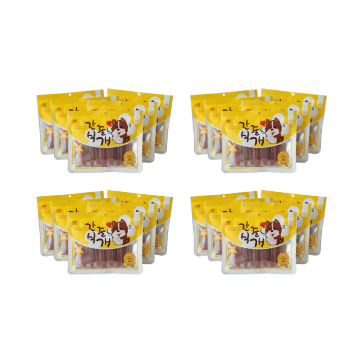 간식줄개 강아지간식, 오리살코기 300g, 강아지간식 대용량, 강아지오래먹는 간식, 부드러운 애견간식, 강아지간식 1위, 20개, 300g, 오리살코기