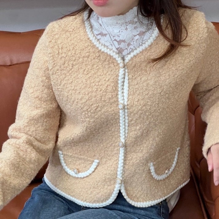러브레터 양털 후리스 부클자켓 뽀글이자켓 러브레터 양털 후리스 부클자켓 뽀글이자켓
