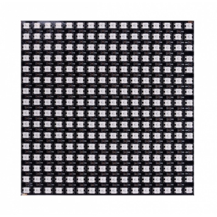 WS2812B 16x16 RGB LED 매트릭스 - 256픽셀 고해상 풀컬러 - 유연한 FPCB 패널 - DC5V