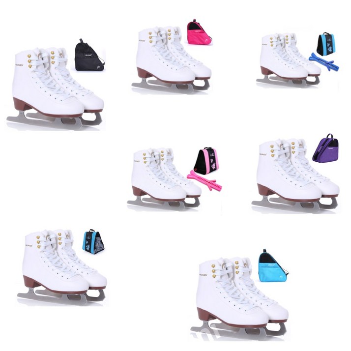 호니주니아이스스케이트 슈즈 초보자 피겨스케이팅 신발 입문 남녀 F200, 260, F200  HEAD 블루 백