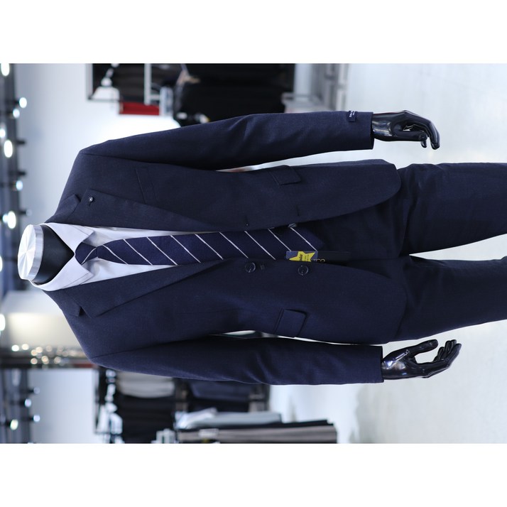 STCO FW 겨울 네이비 울혼방 투톤 수트 정장 (슬림핏) SSJUD11SETM