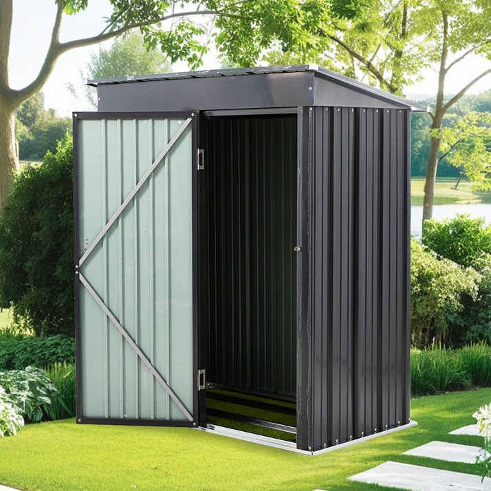 캐빈 하우스 조이 5X3 야외 창고 조립식 농막 전원 수납 정원 대형 정리함 농기구 캐비넷