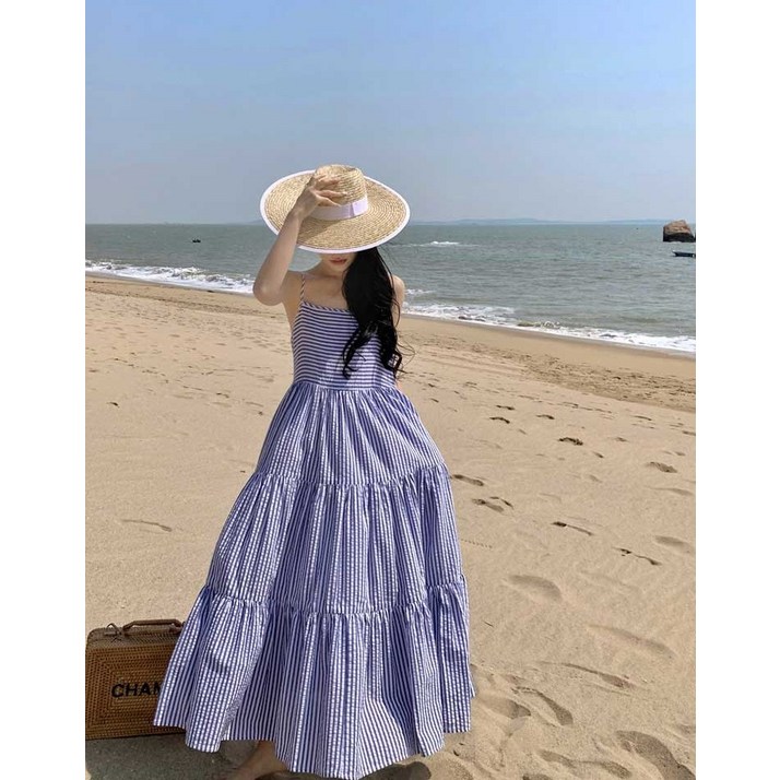 와이스토리 여름 휴양지 플레어 캉캉원피스