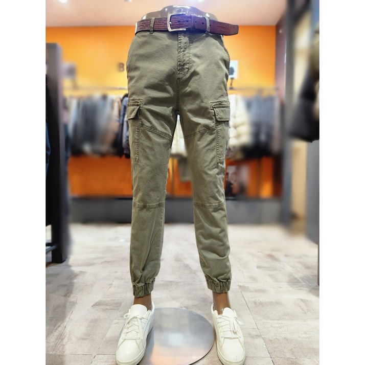 동아쇼핑 버커루 매장판매1위~남성 32수 가먼트다잉 카고 조거 팬츠(B245PT270P)