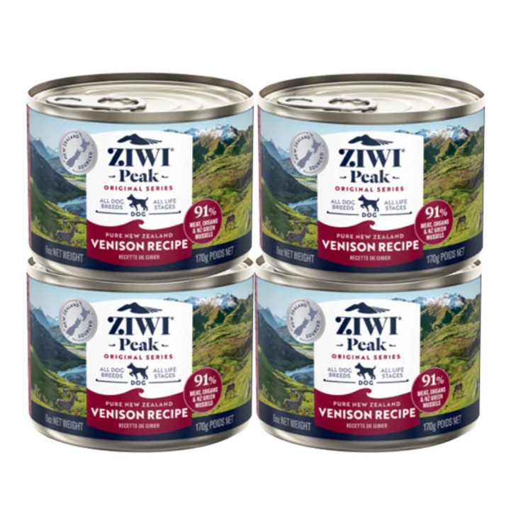 지위픽 독 강아지캔 사슴고기 170g x 4개 뉴질랜드 생산제품
