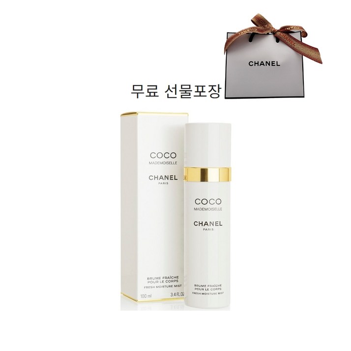무료선물포장쇼핑백 샤넬 코코 마드모아젤 바디 모이스처 미스트 100ml, 100ml, 1개