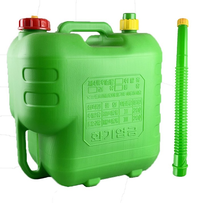 형창플라스틱 석유통 20L, 색상 4종, 선택1 가방자바라 20L (녹색), 1개
