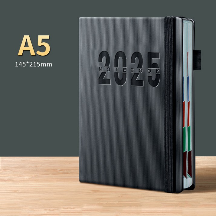 FONOW 2025다이어리 스케줄 데일리 플랜 본 1일 1페이지 다이어리 시간관리 노트 A5 FONOW 2025다이어리 스케줄 데일리 플랜 본 1일 1페이지 다이어리 시간관리 노트 A5
