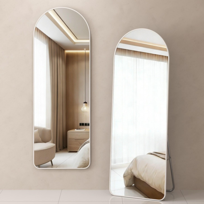 라보토리 아치형 벽걸이 스탠드 전신거울