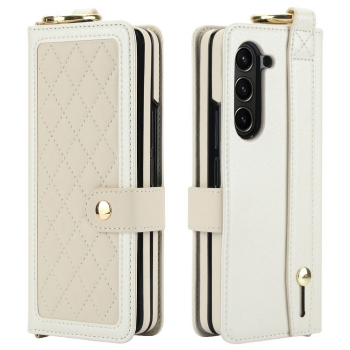 블랑진 리네아 갤럭시 Z폴드 퀼팅 카드지갑 케이스