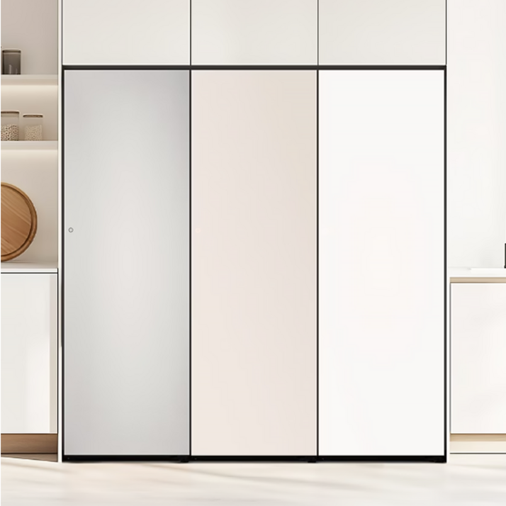 으뜸효율대상 LG 컨버터블 오브제컬렉션 냉장고 좌열림 387L 1등급 실버 X324SS3S 희망일 배송가능 공식인증점