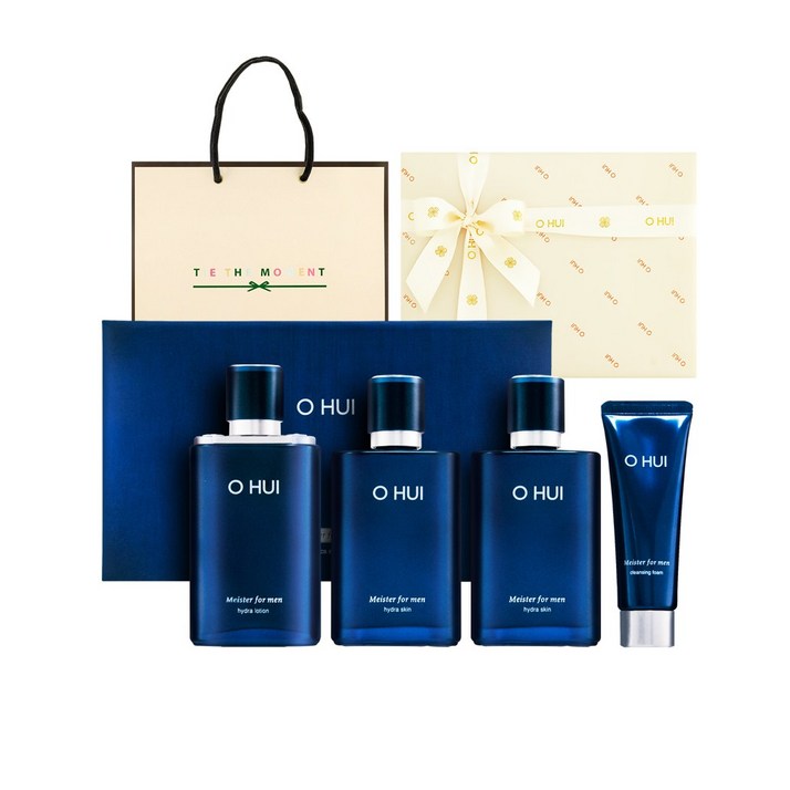 오휘 마이스터 포맨 하이드라 3종 기획세트 숨37도 스킨세이버 클랜징폼 40ml x 3개 120ml, 1개