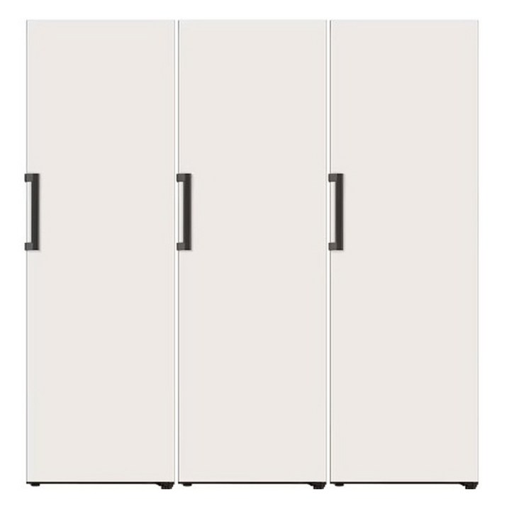 10 환급가전 색상선택형 LG전자 오브제 컬렉션 컨버터블 세트 메탈 좌열림 냉장전용고  냉동전용고  김치냉장고 세트 베이지 방문설치