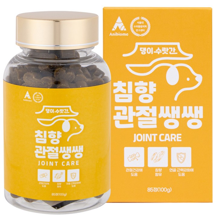 댕이수랏간 침향관절쌩쌩 강아지 관절영양제 100g, 관절쌩쌩, 1개
