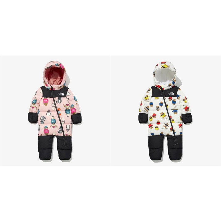 노스페이스키즈 아기 우주복 NQ1DM95 인펀트 눕시 원피스 INFANT NUPTSE ONE PIECE 백화점정품ST6592