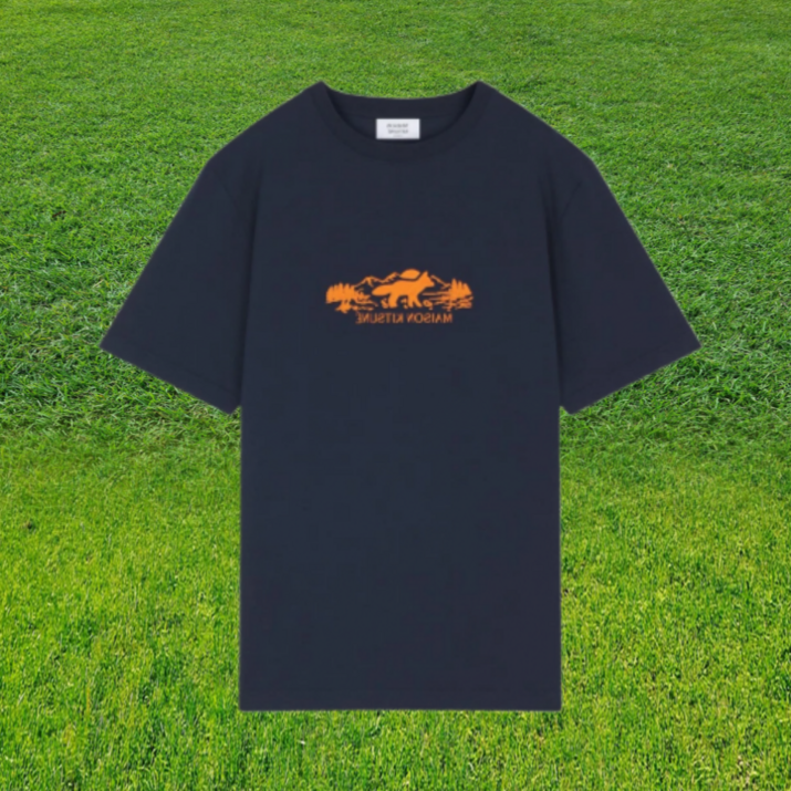 메종키츠네 반팔 티셔츠 남여공용  MKNM00112KJ0118 P480 24Fajy