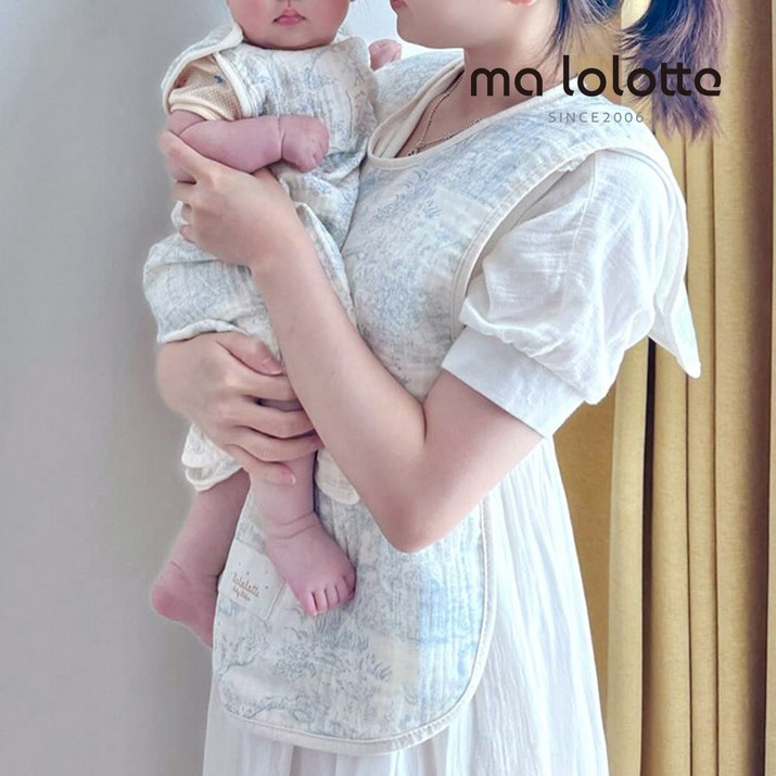 마롤로뜨 엄마 턱받이 수유 앞치마 가운