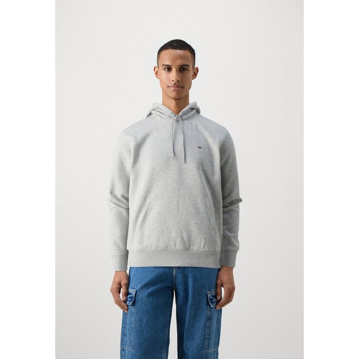 Tommy Jeans 타미진스 레귤러 후드티 그레이 헤더