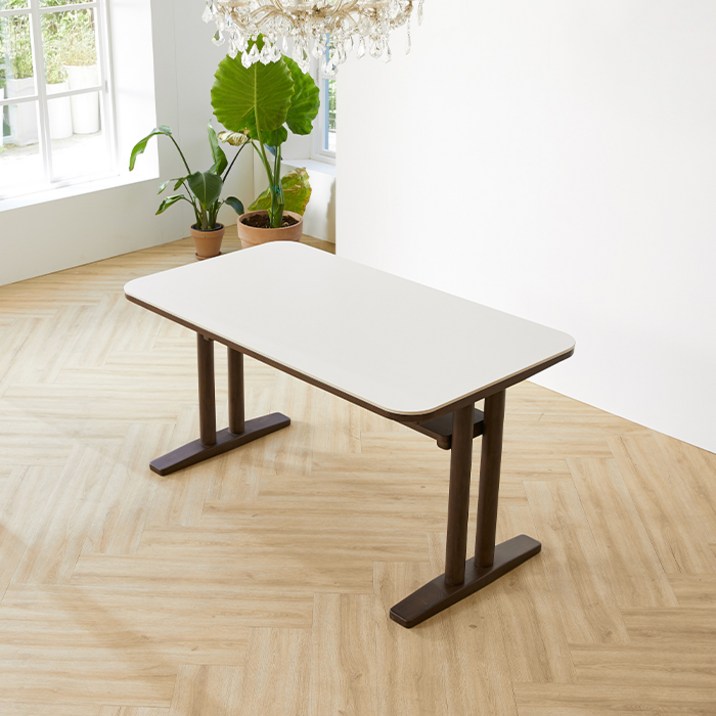 퍼피노 레브 세라믹 원목 식탁 방문설치