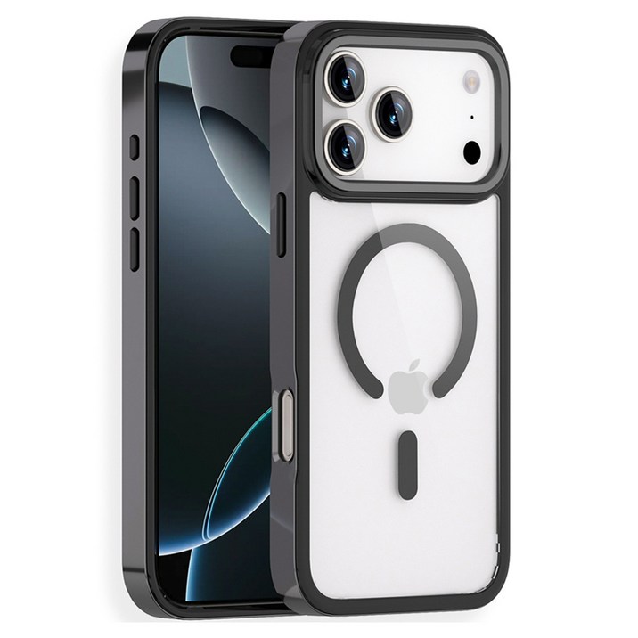 모나프리 맥세이프 호환 메탈 프레임 휴대폰 케이스