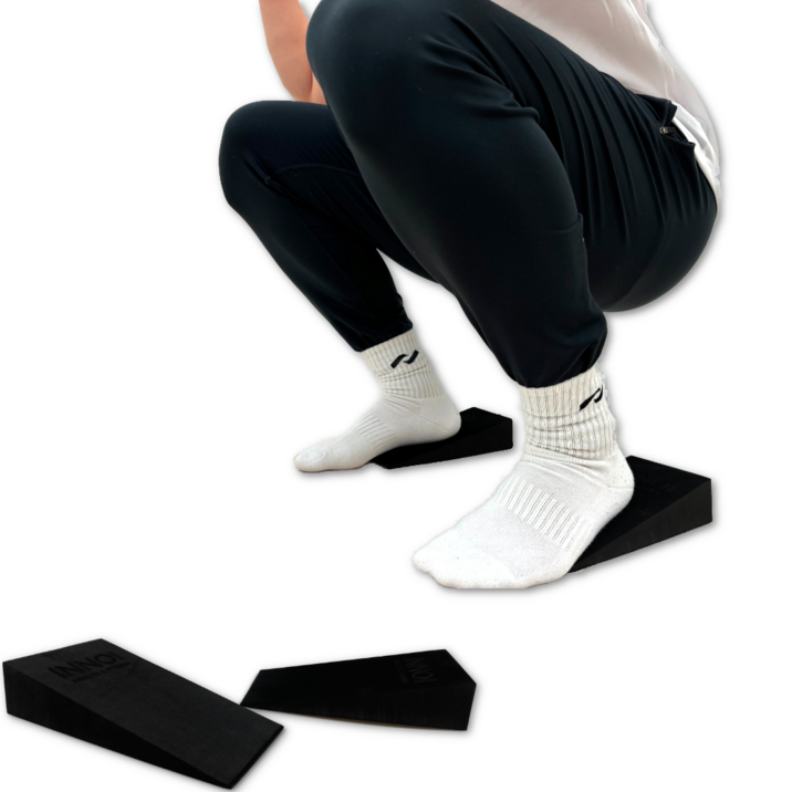 이노이 빅 스쿼트 발판 분리형, 블랙, 2개