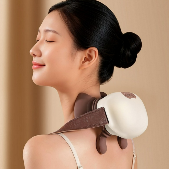 안마기 충전 가능 휴대할 수 있는 목어깨마사지기 어깨안마기 USB 마사지기 목안마기 어깨마사지기 안마기 목마사지기 어깨마사지 목 어깨 마사지기 SPA 어깨가 느슨해지다 장거리 항속, 흰색, Z10